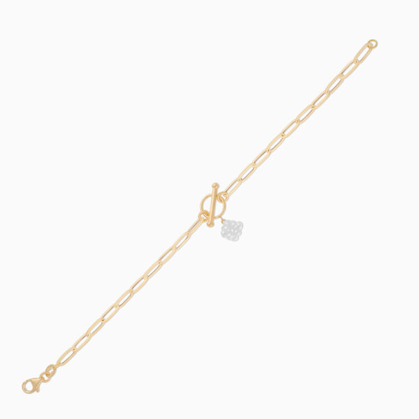18K Gold Pearl Bracelet - Image 3